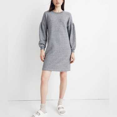 Madewell Bubble-Sleeve Sweatshirt Dress Women’s S… - image 1