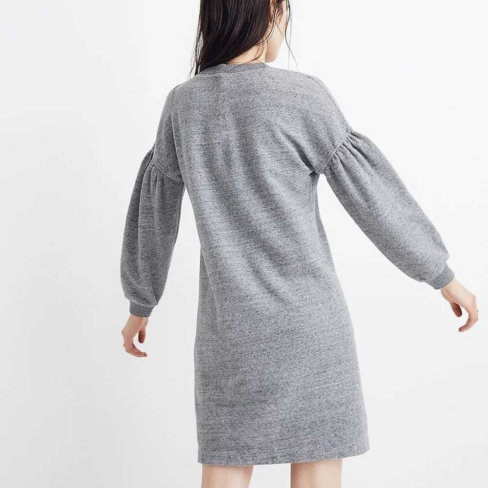 Madewell Bubble-Sleeve Sweatshirt Dress Women’s S… - image 3