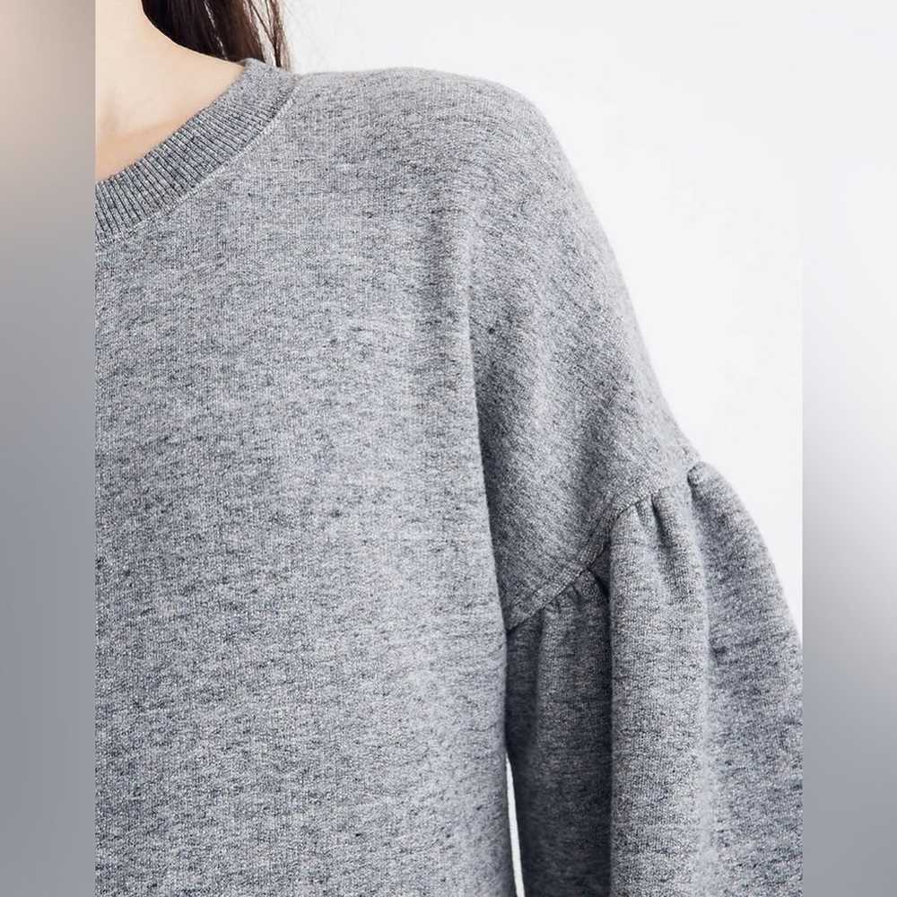 Madewell Bubble-Sleeve Sweatshirt Dress Women’s S… - image 4