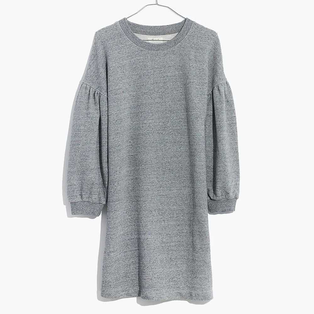 Madewell Bubble-Sleeve Sweatshirt Dress Women’s S… - image 5