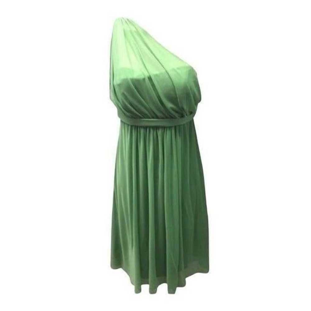 Davids Bridal Womens Fit & Flare Dress Green One … - image 1