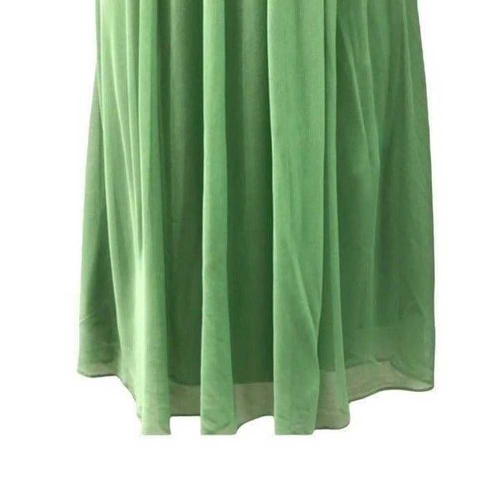 Davids Bridal Womens Fit & Flare Dress Green One … - image 3