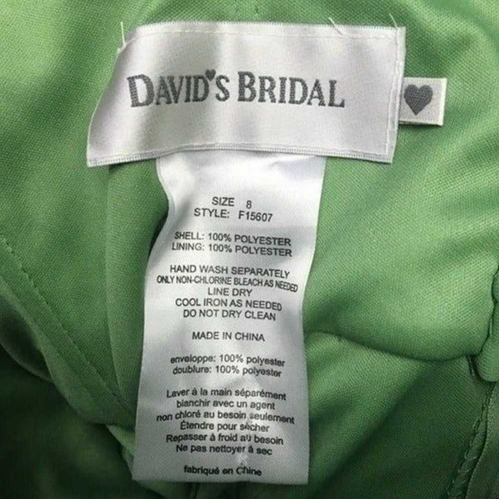 Davids Bridal Womens Fit & Flare Dress Green One … - image 5