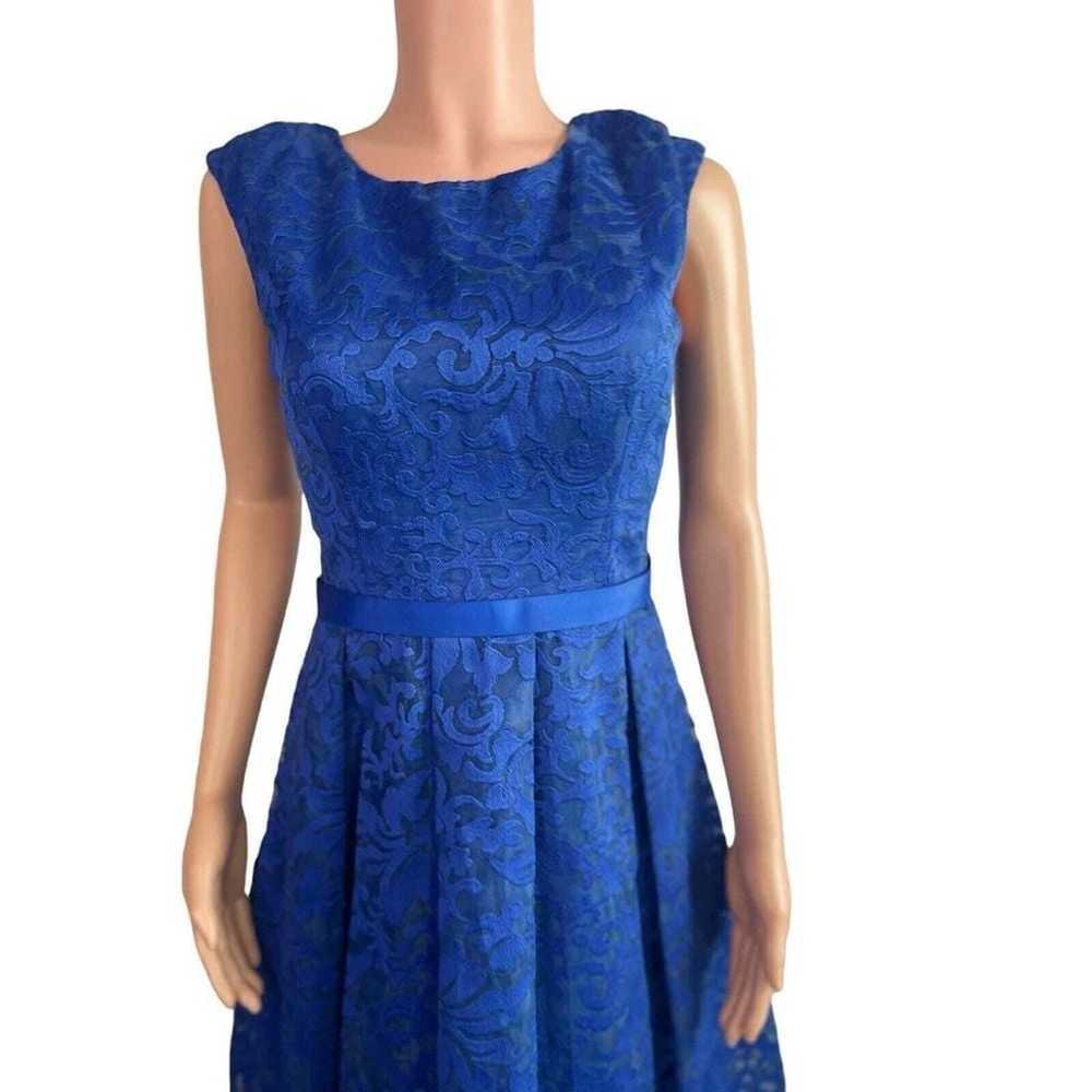 JS Collections Sz. 8 royal blue high low gown - image 10