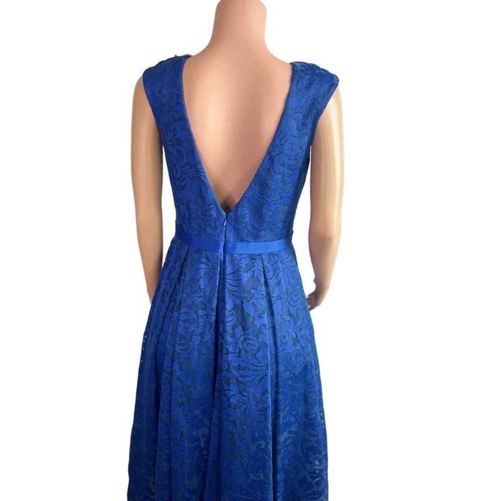 JS Collections Sz. 8 royal blue high low gown - image 2