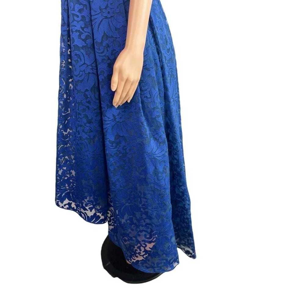 JS Collections Sz. 8 royal blue high low gown - image 9