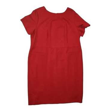 Talbots Womens Petite Red Sheath Dress 16WP Short 