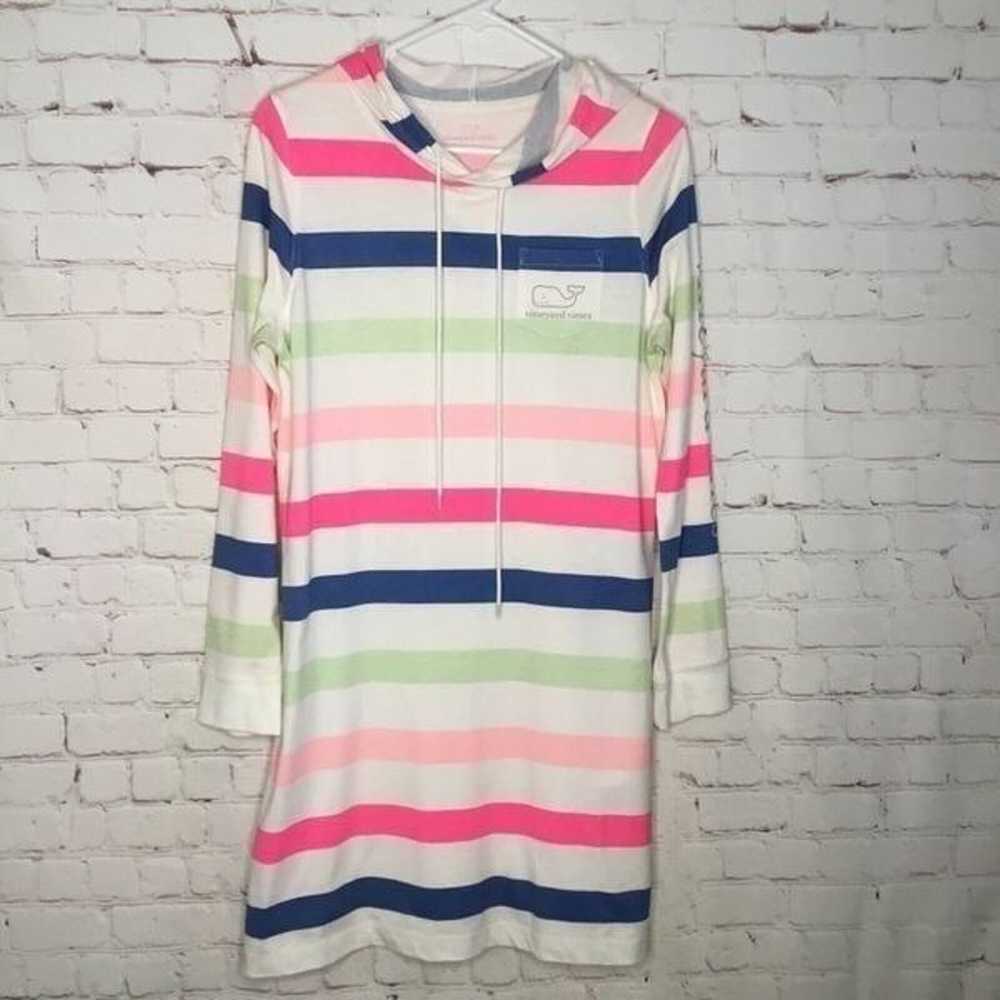 Vineyard Vines Women’s Small Shirt Dress Cap Stri… - image 2