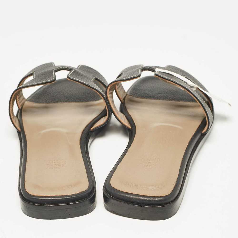 Hermès Patent leather sandal - image 4