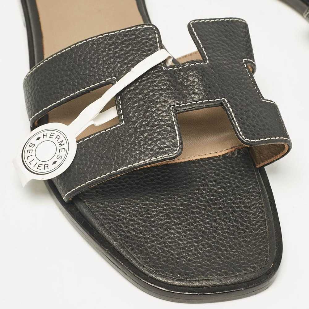 Hermès Patent leather sandal - image 6