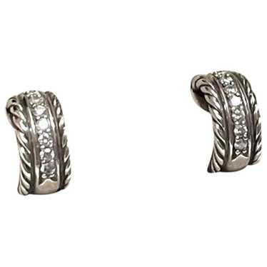 David Yurman Silver earrings - image 1