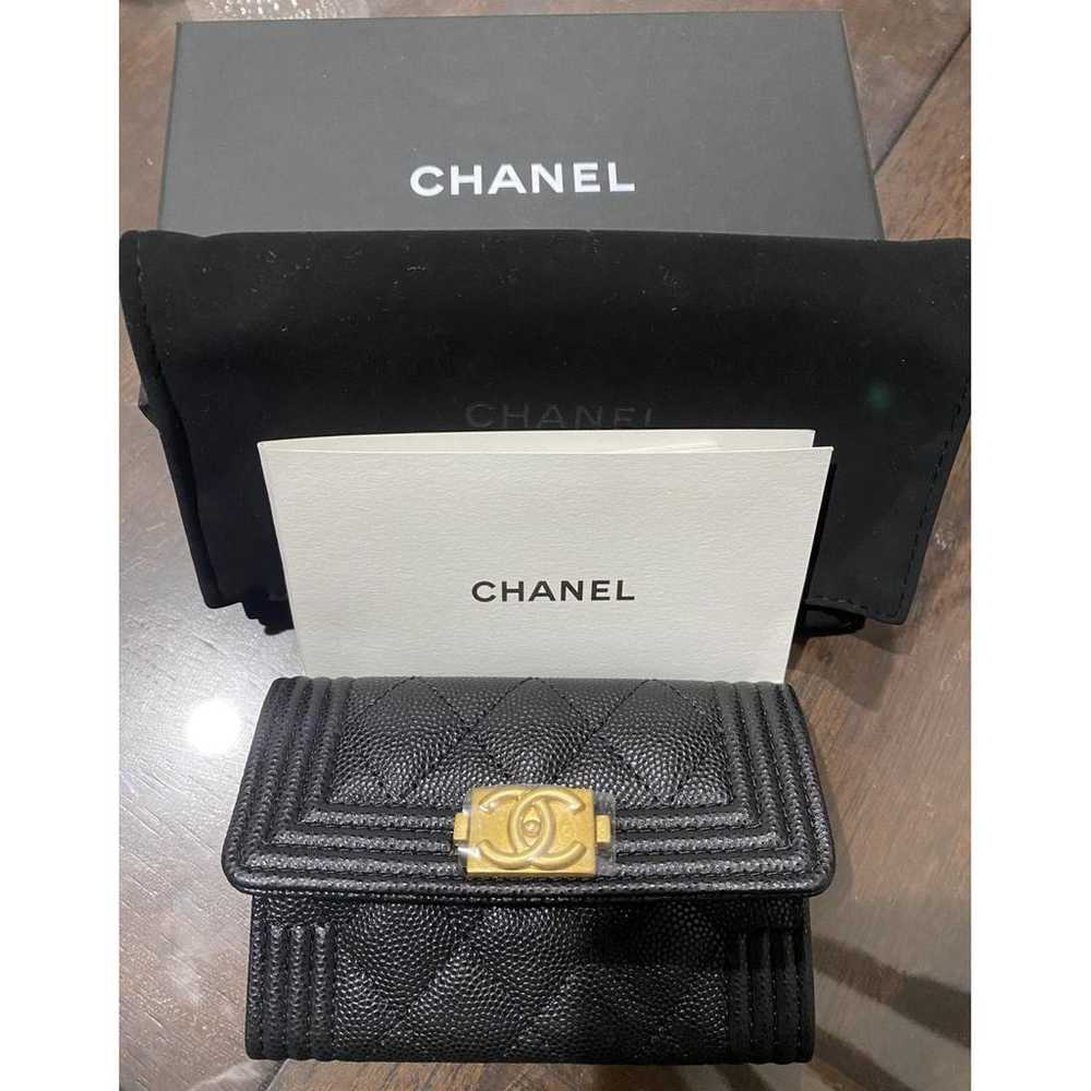 Chanel Boy leather wallet - image 2