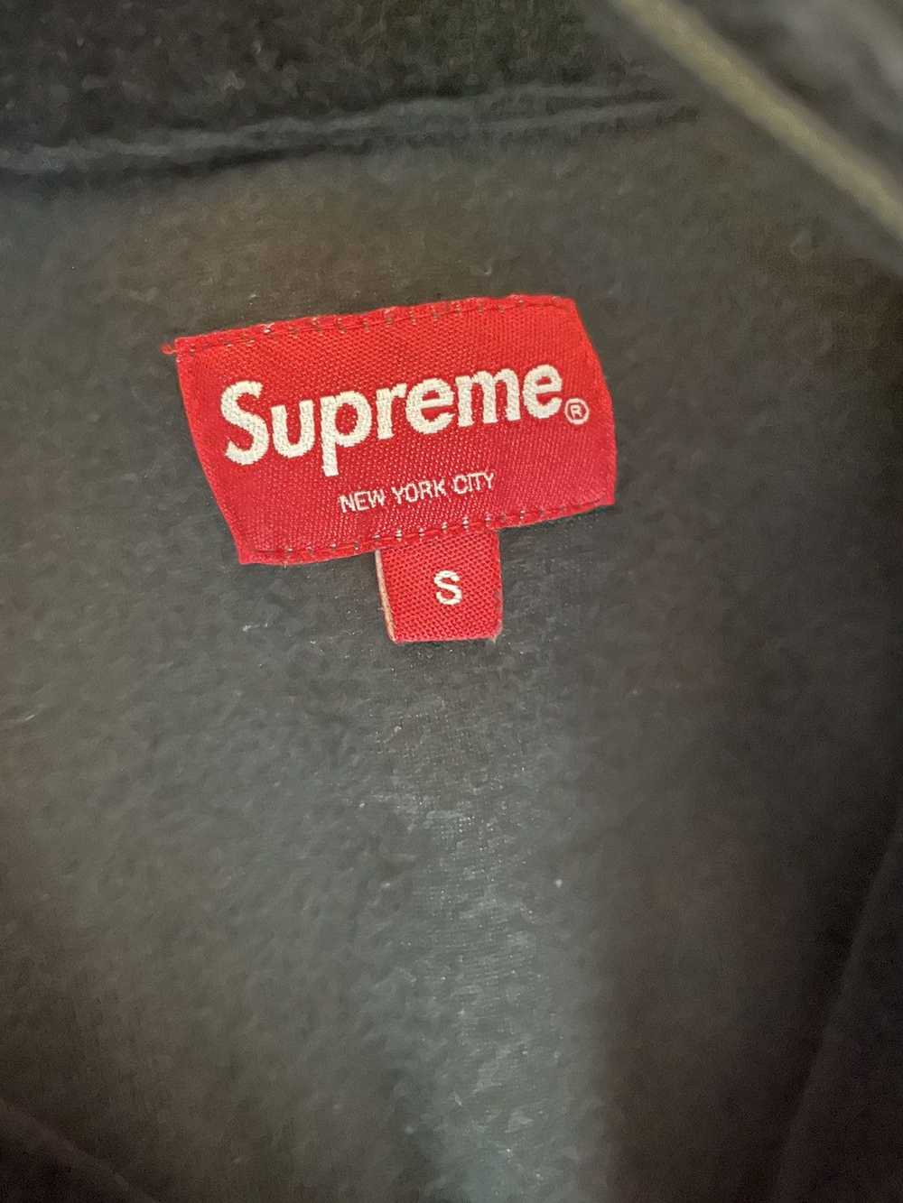 Supreme Supreme Velour Half Zip Pullover sz S - image 3