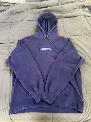 Supreme Supreme FW21 Box Logo Hoodie - Washed Navy