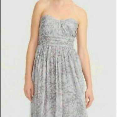 J Crew cocktail dress Pink and gray chif