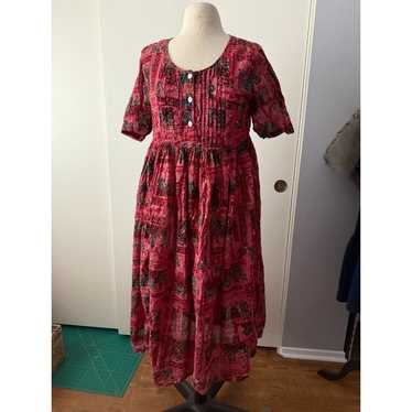 Vintage La Cera 100% cotton dress size small