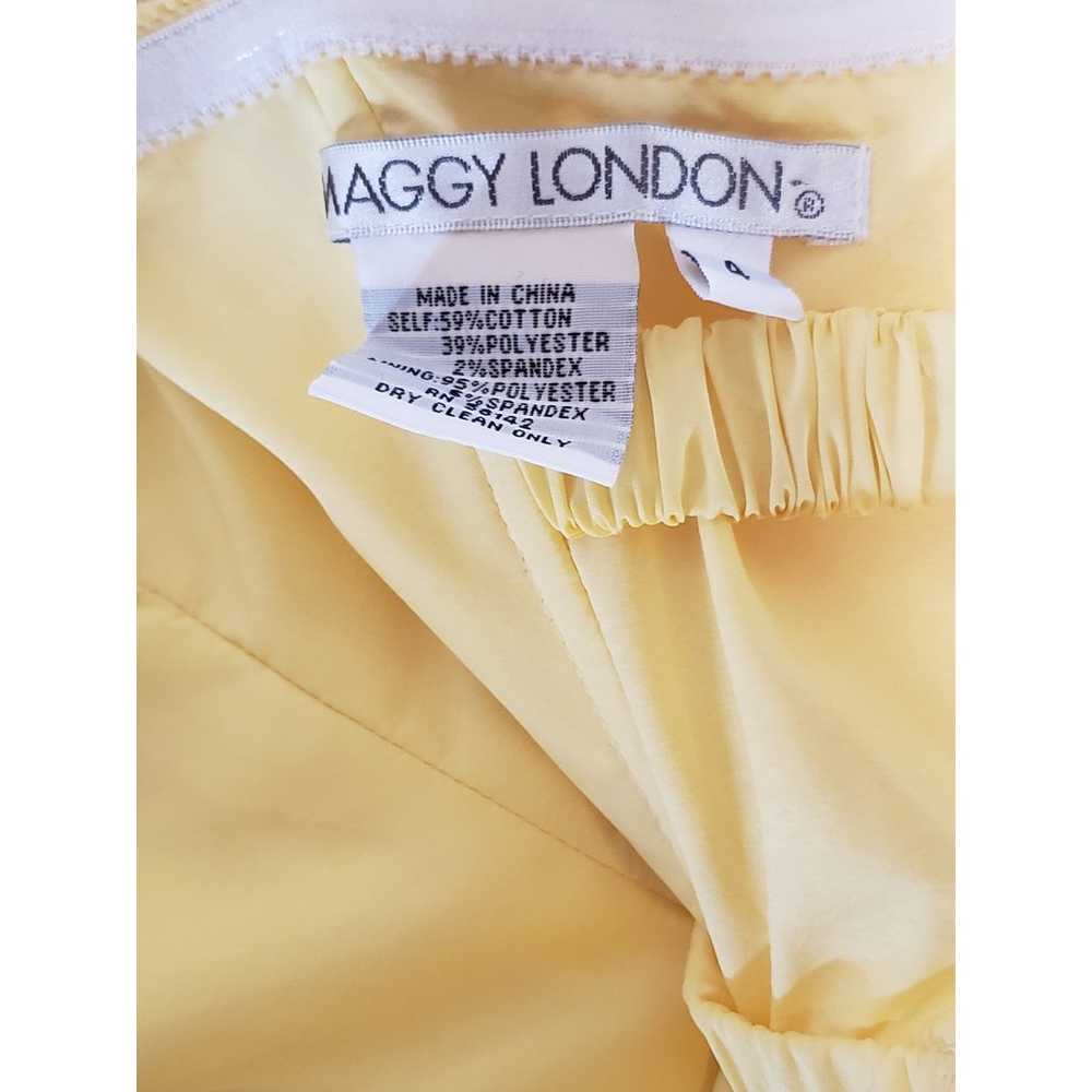 Maggy London Yellow Strapless Dress - Size 4 - image 4