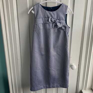 Banana Republic Double Bow Striped Shift Dress