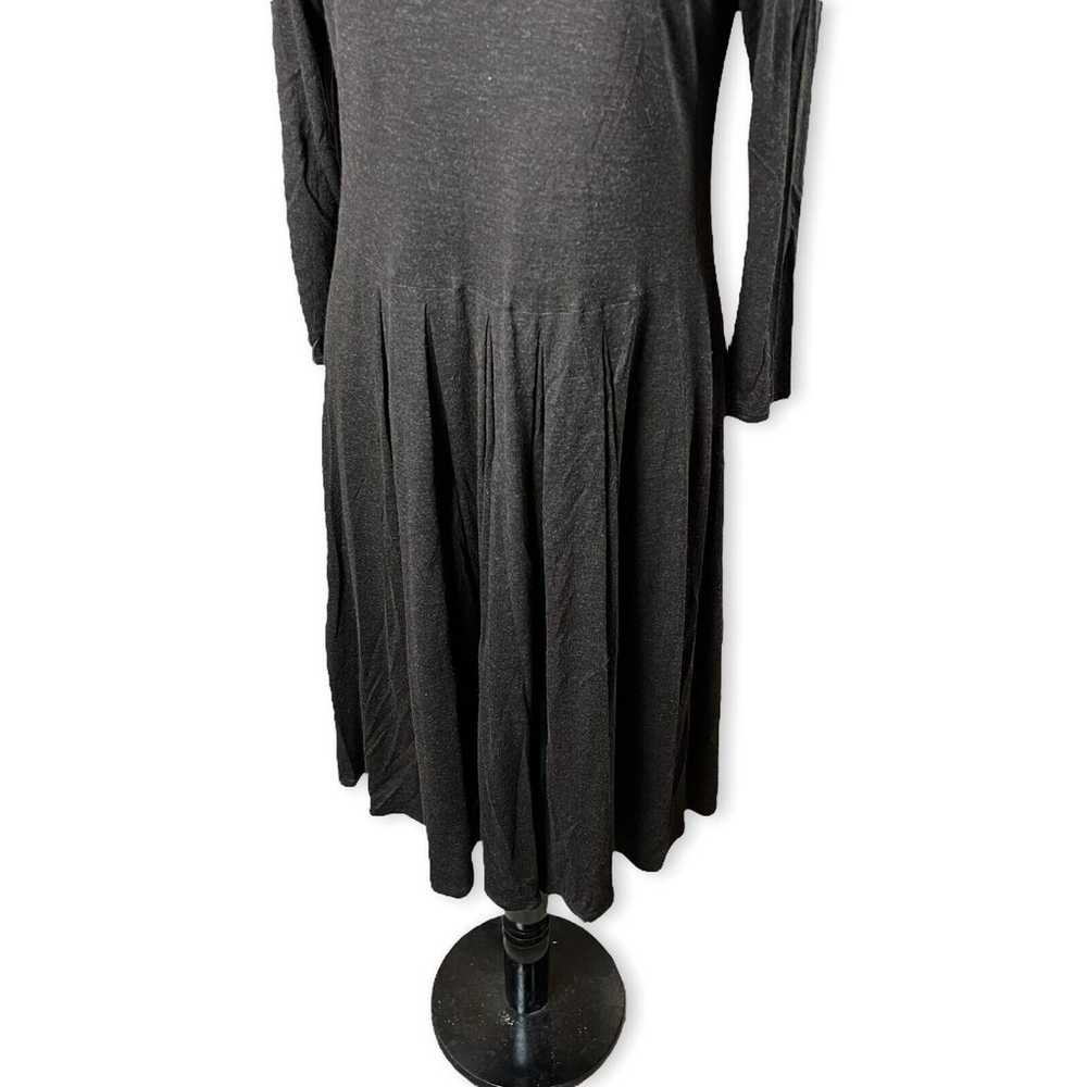 Eileen Fisher Fit & Flare Pleated Dress Lined Wom… - image 11