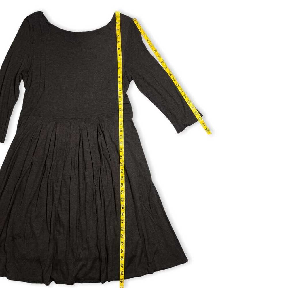 Eileen Fisher Fit & Flare Pleated Dress Lined Wom… - image 4