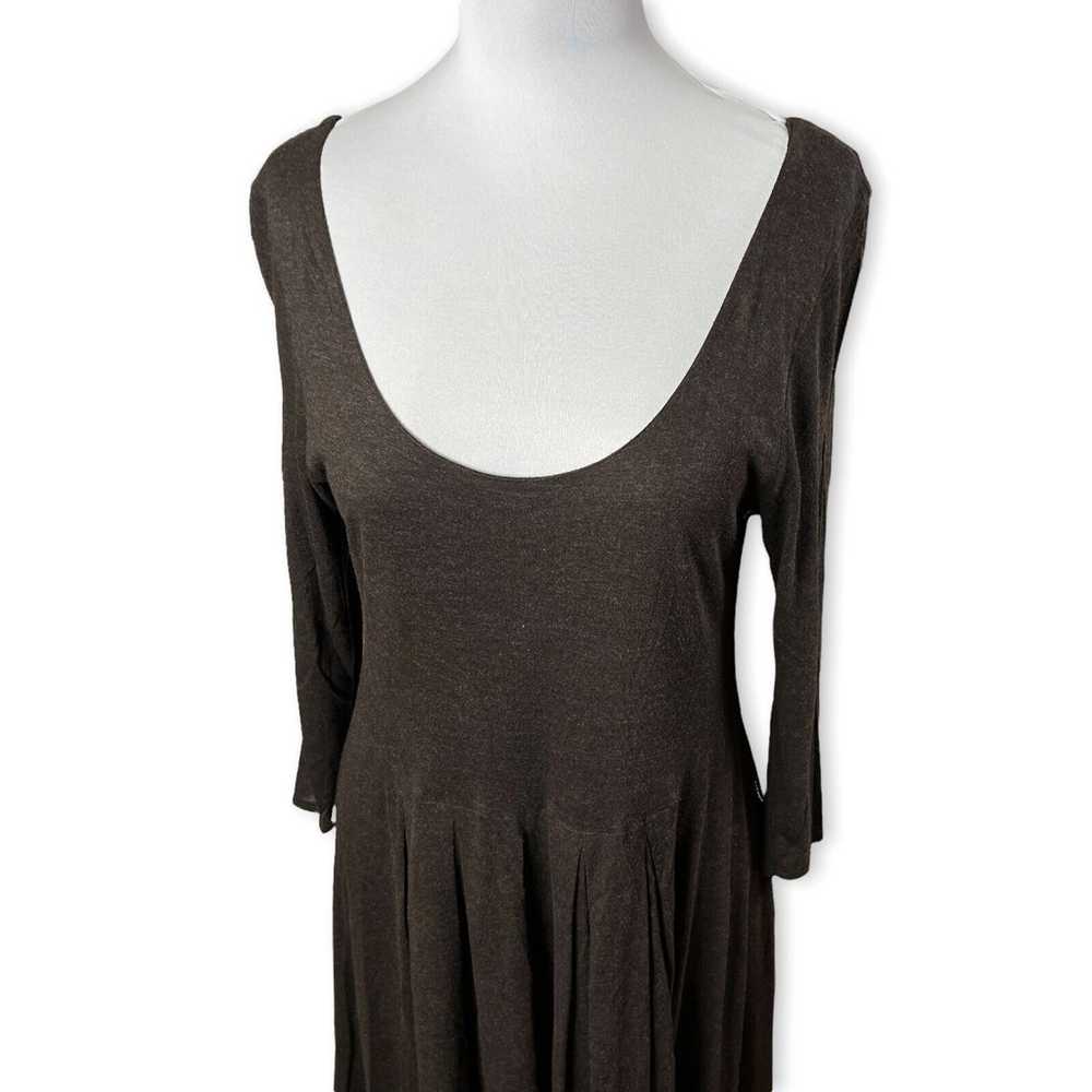 Eileen Fisher Fit & Flare Pleated Dress Lined Wom… - image 9