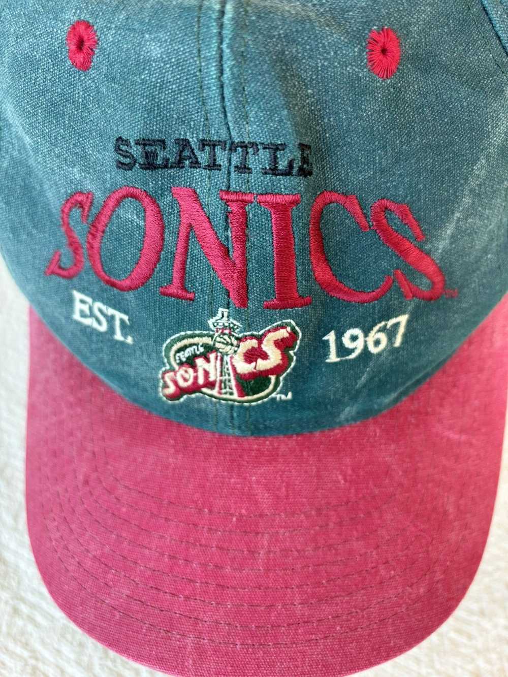 NBA × Rare × Vintage Seattle SuperSonics Hat - image 1