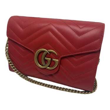 Gucci GG Marmont Chain leather crossbody bag