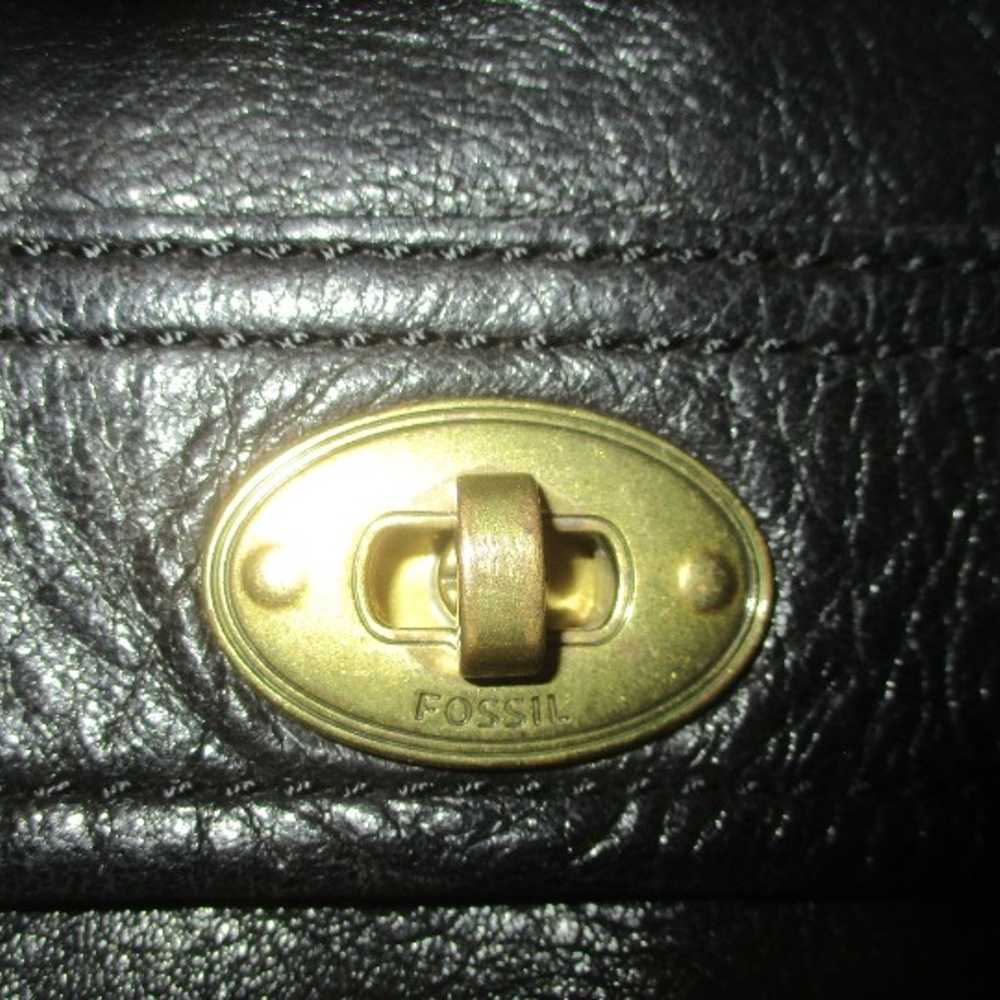 Fossil vintage lamb leather crossbody organizer s… - image 5