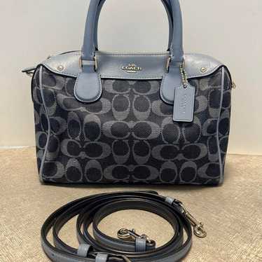 COACH 2way Shoulder Bag Denim