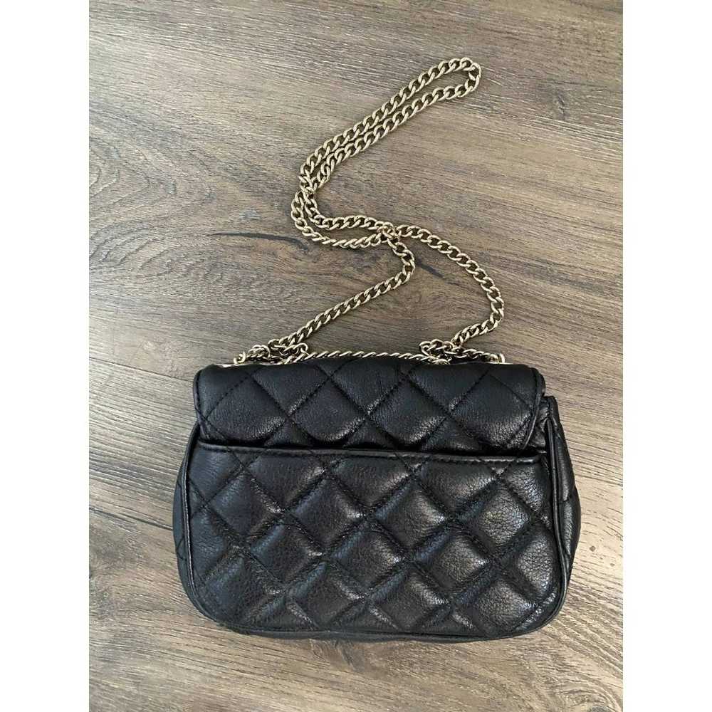 Kate Spade Black Quilted Crossbody Bag with Silve… - image 2