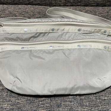 Excellent condition - Lesportsac gray nylon body b