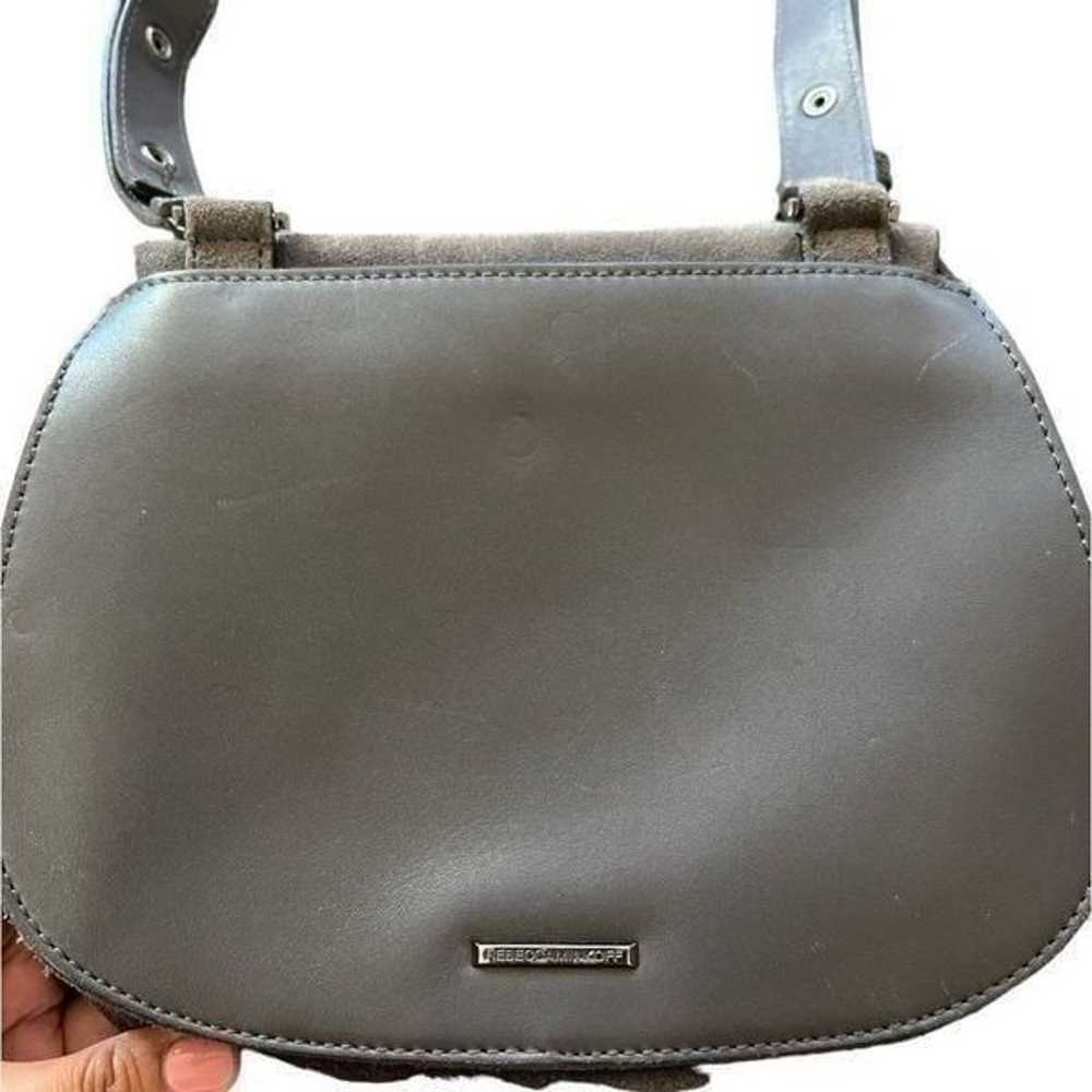 Rebecca Minkoff Biker Suede Saddle Bag - image 9