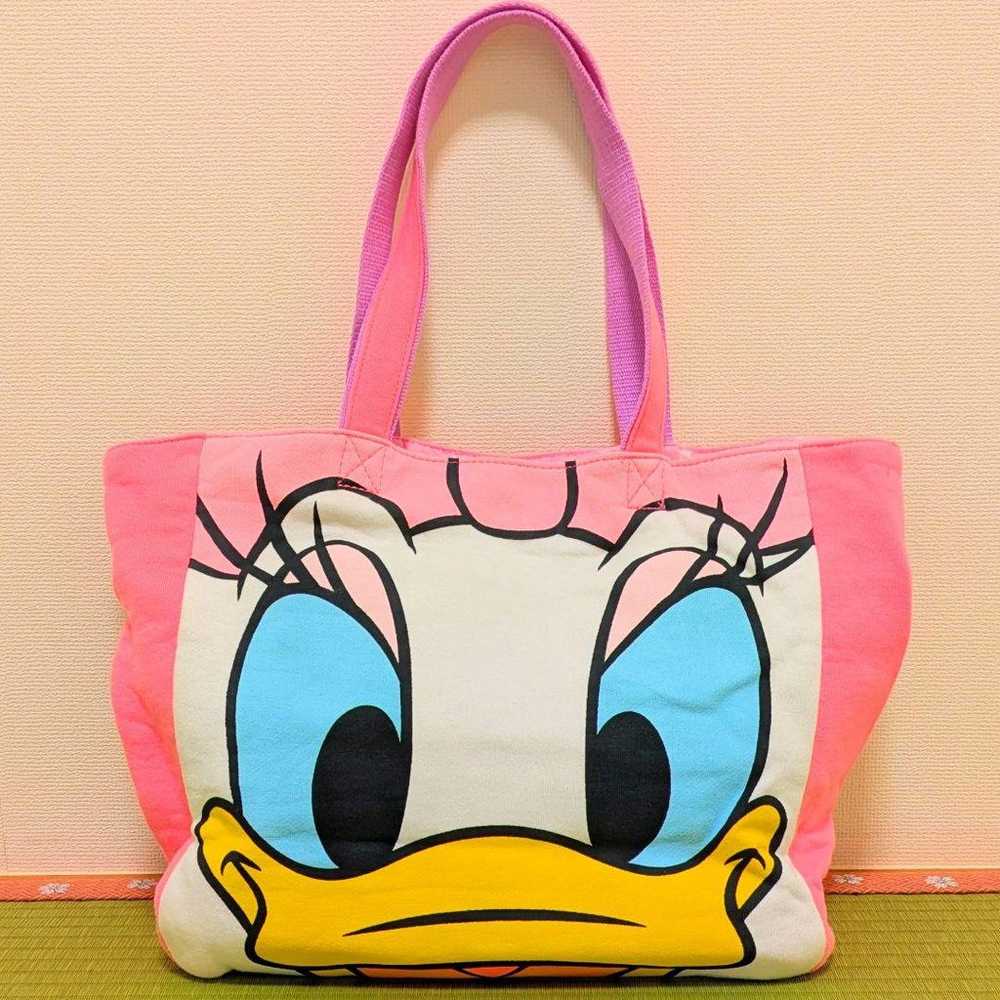 Daisy Duck Big Face Tote Bag - Super Rare - Disne… - image 1