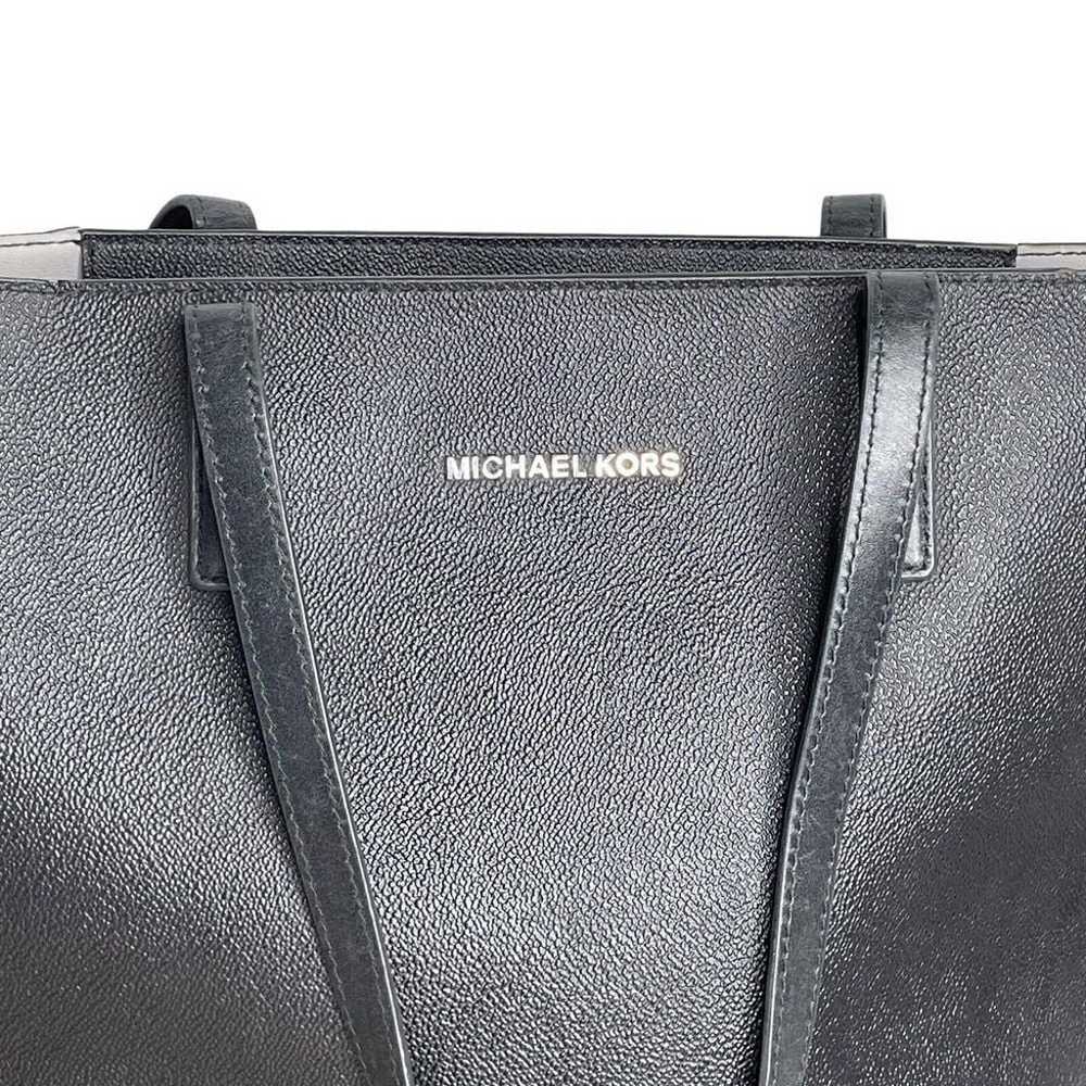 MICHAEL Michael Kors Black Emry Large Leather Tote - image 9