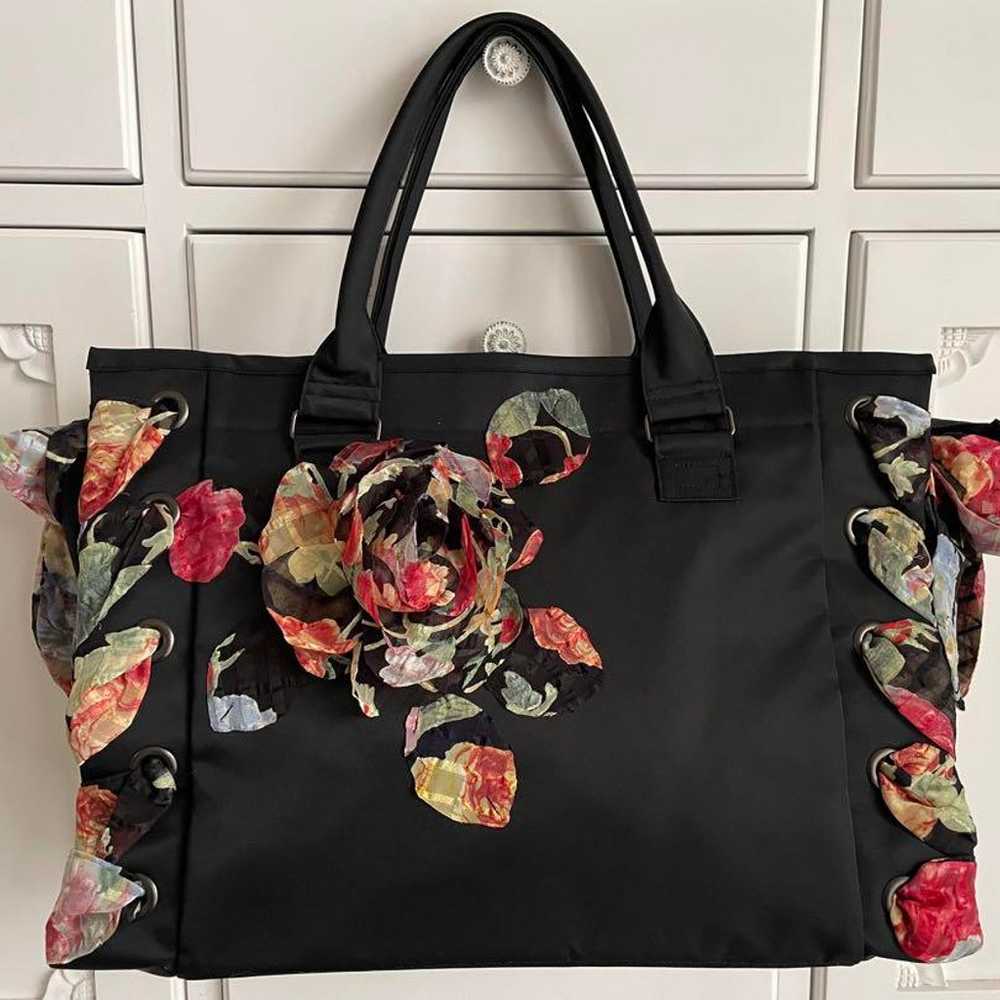 Bell Pech☆Tulle Floral Decorated Tote Bag - image 1