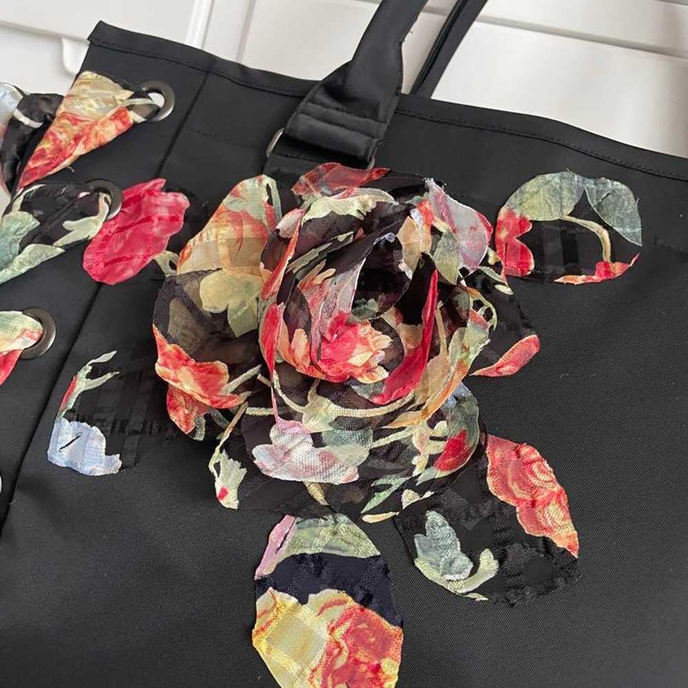 Bell Pech☆Tulle Floral Decorated Tote Bag - image 2