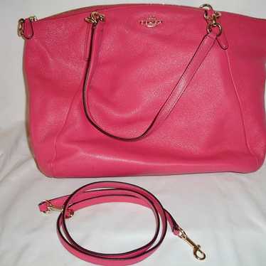 Gently Preowned Ladies Womens Coach Pink Leather H