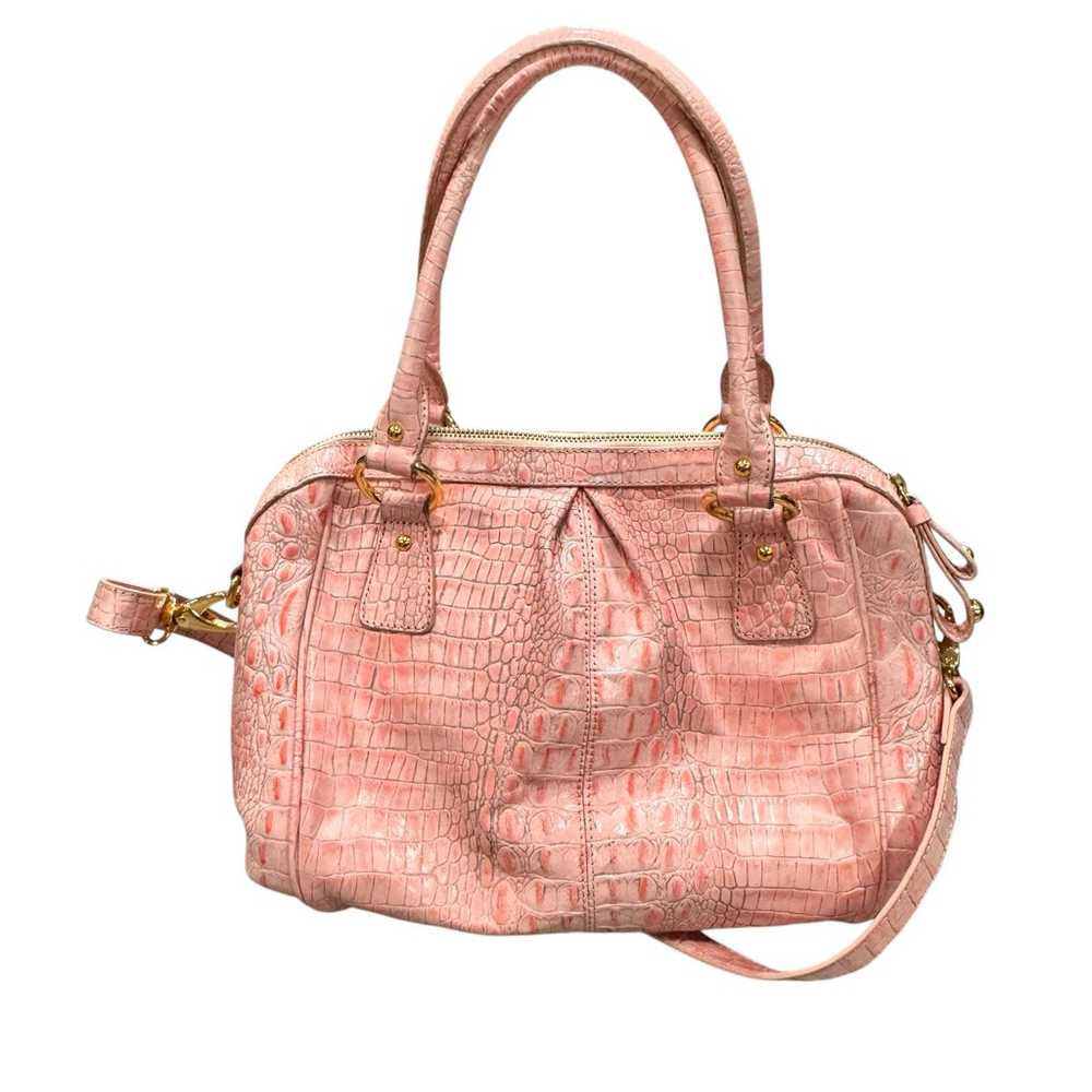 Pink faux croc bag - image 3