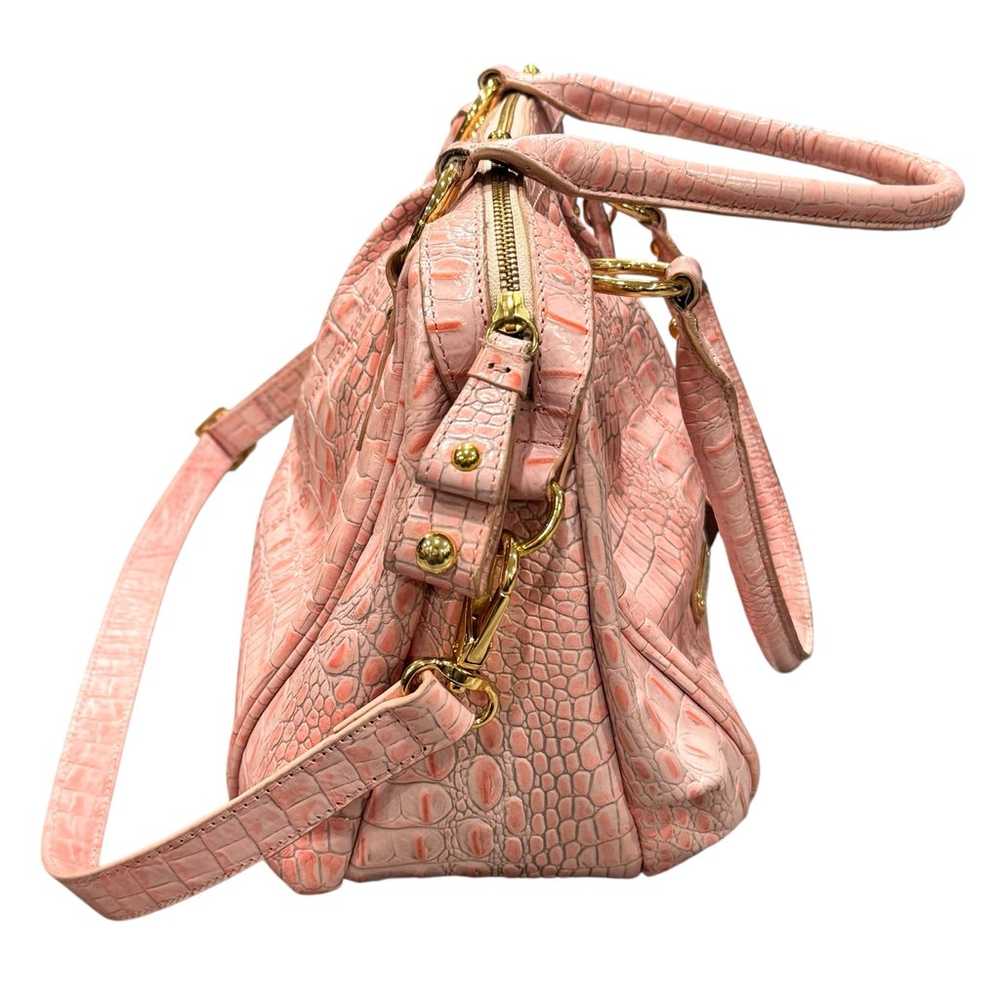 Pink faux croc bag - image 4