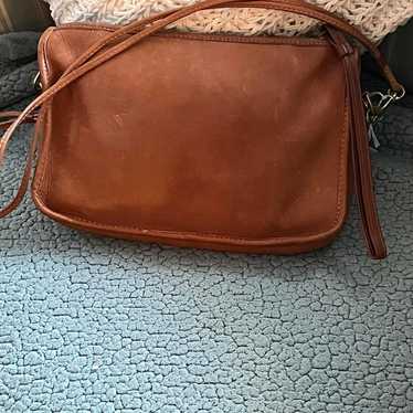 Leather vintage coach purse pristine condition! - image 1