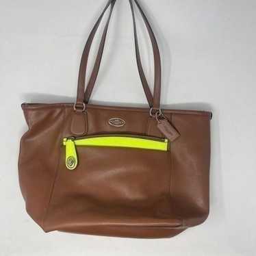 Coach Brown Authentic Shoulder Bag With Hang Tag - image 1