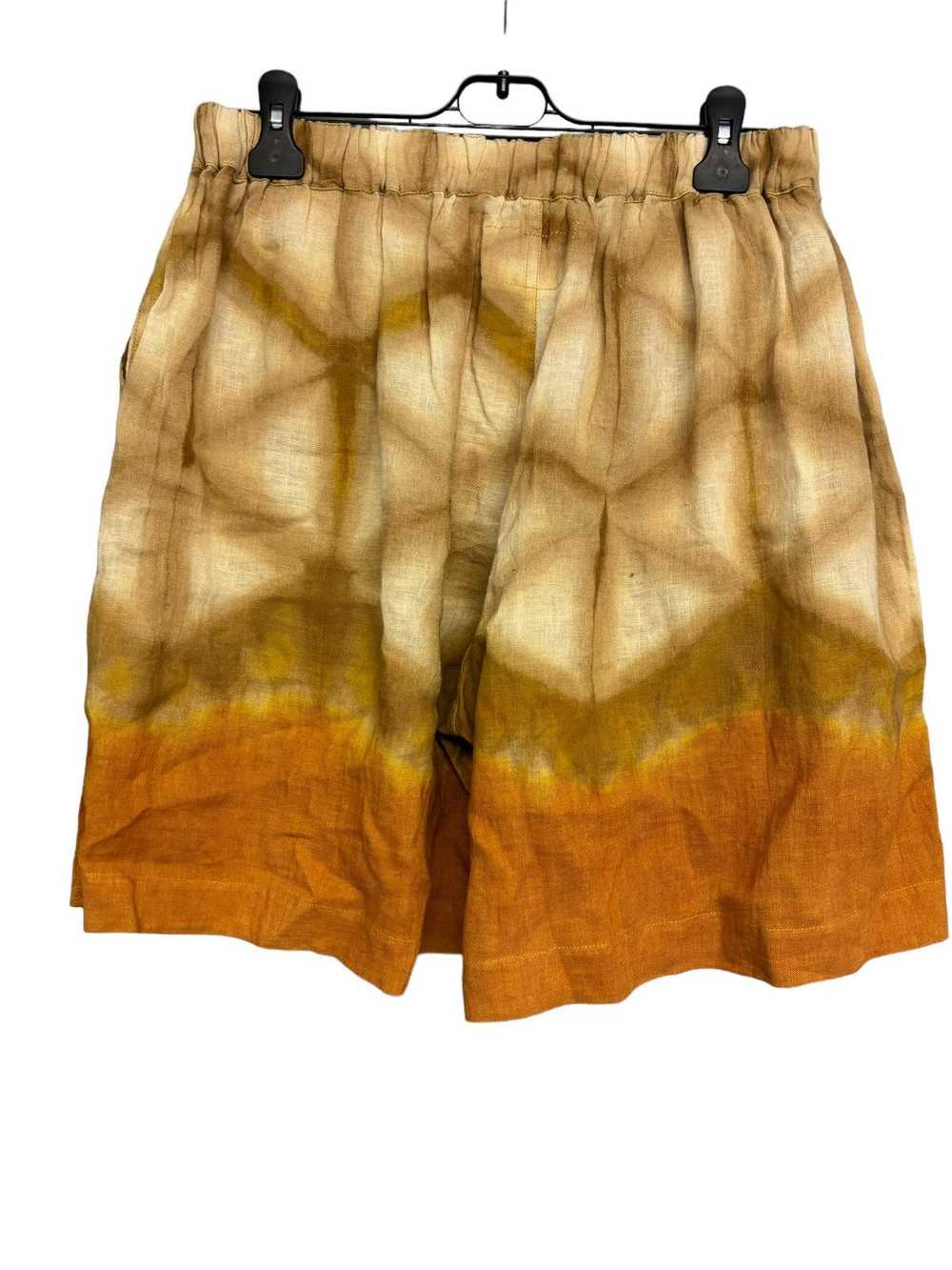 Story Mfg. Story Mfg Orange dye shorts Medium - image 2