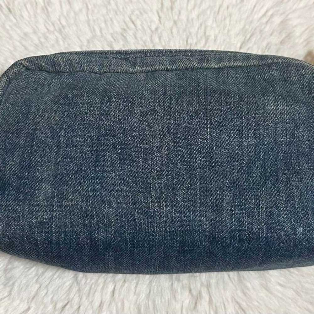 PRADA Denim Pouch Makeup Pouch - image 2