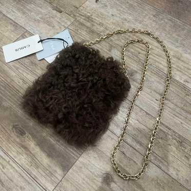 CARUS Fur Pouch Brown