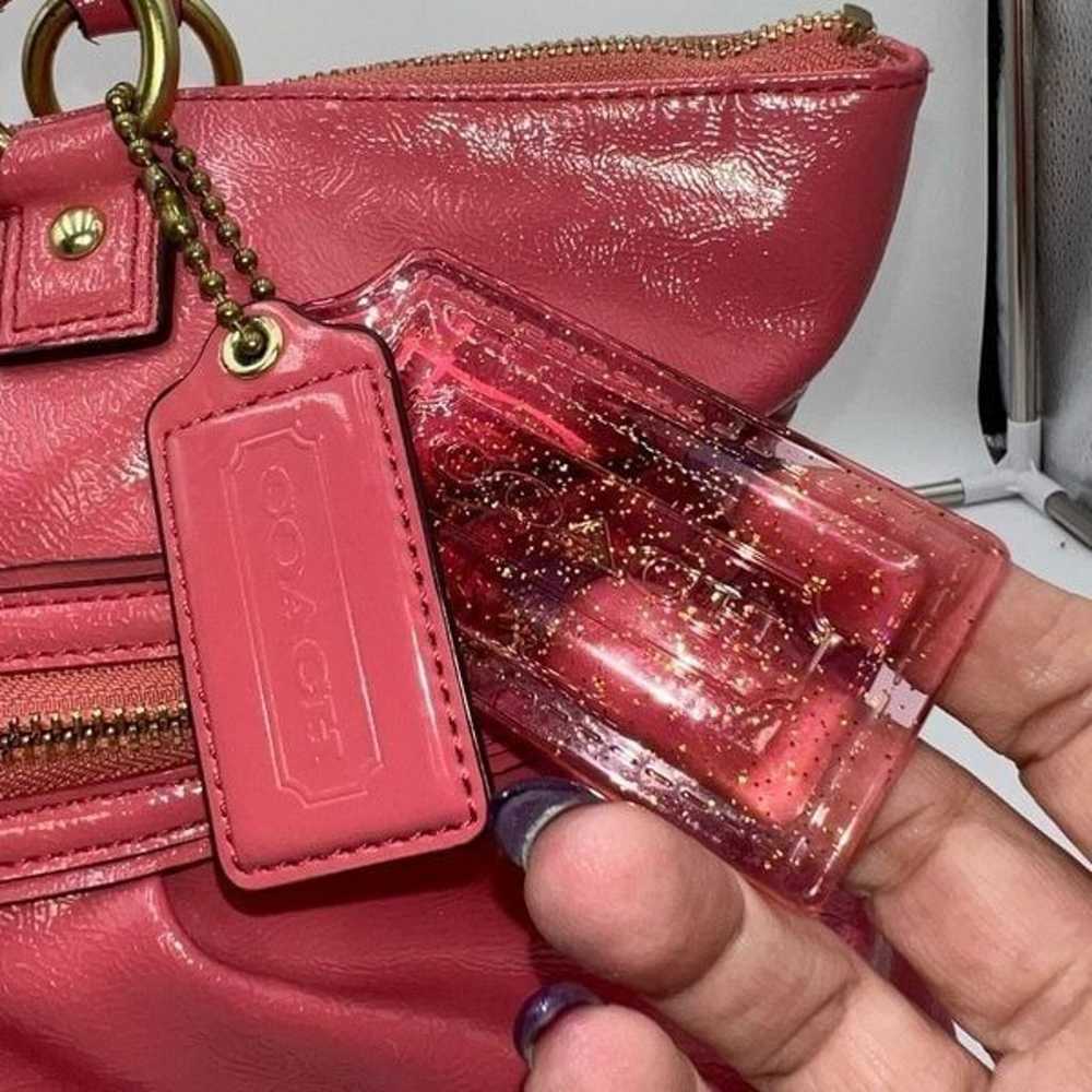 Coach Daisy Liquid Coral Patent Leather Poppy wit… - image 4