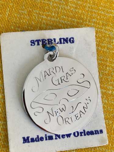 Sterling Silver  Charm Unique CollectibleMardi Gra