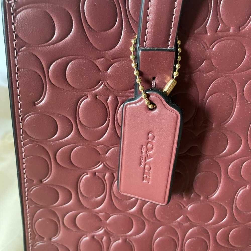 Coach Charlie Caryall 28 in Embossed Signature C … - image 2