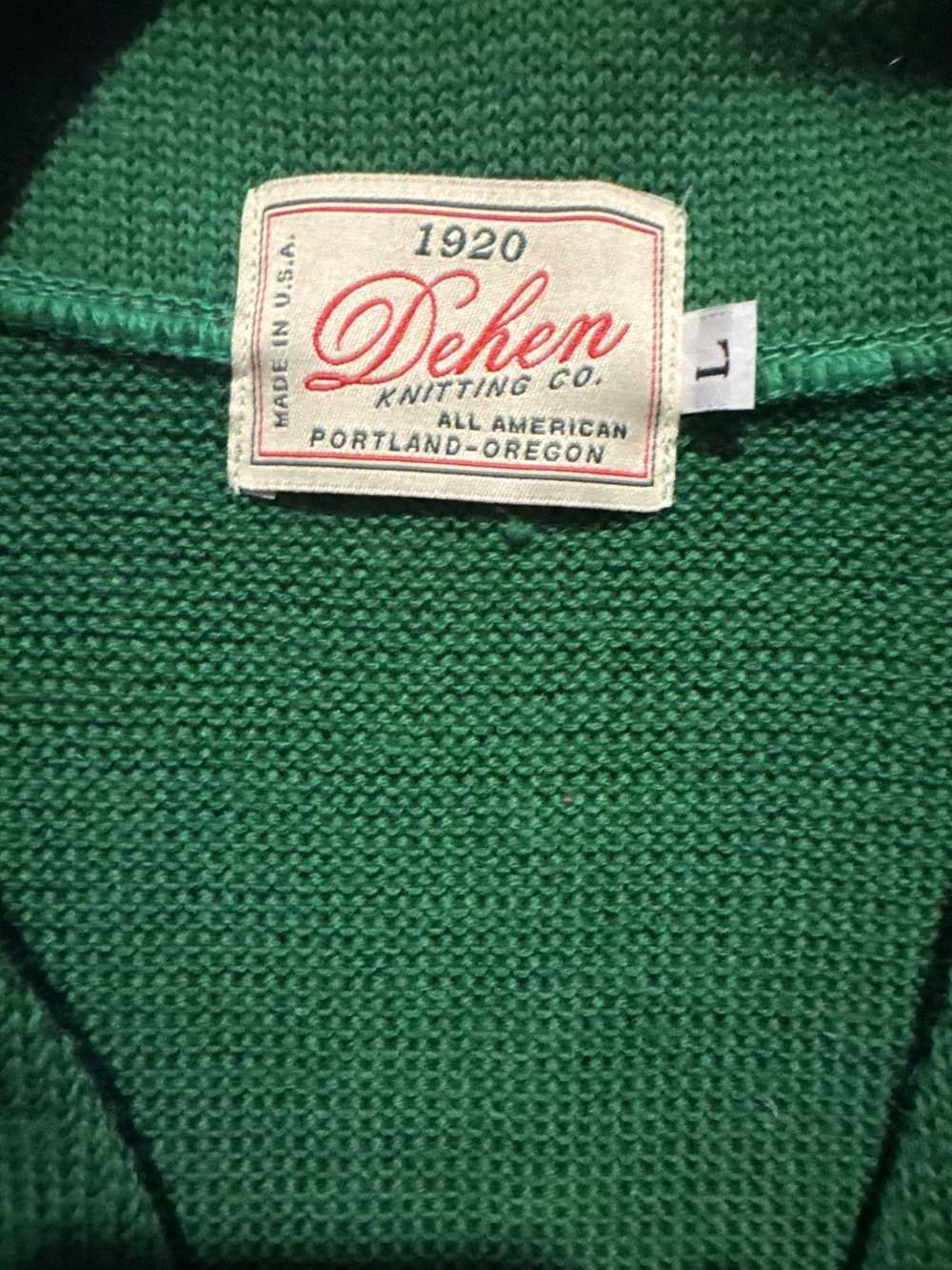 Dehen 1920 DEHEN 1920 Slouchy Green Cardigan - image 2