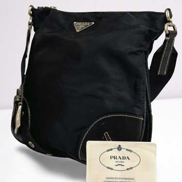 PRADA Shoulder Bag Crossbody Tessuto Nylon Triangl