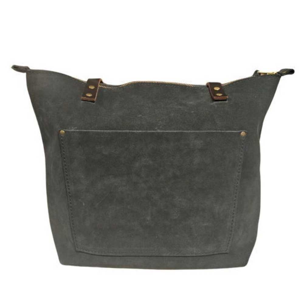 Portland Leather Peppercorn Medium Zip Tote - image 5